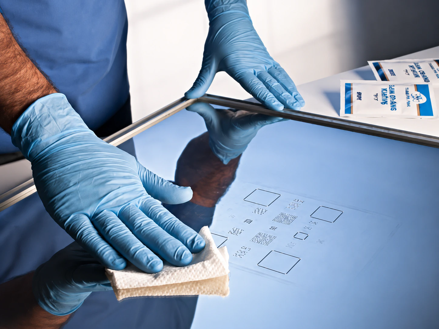 Precision industrial wiping applications